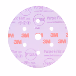 3M 30366-50PK Hookit 3 Purple Finishing Film Disc  (Pack of 50)