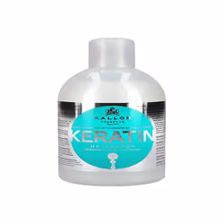 Cosmetics Keratin Shampoo with Keratin and Milk Protein 1000 ml, white