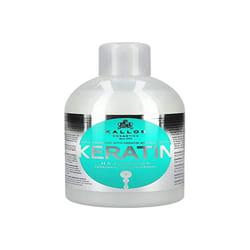 Cosmetics Keratin Shampoo with Keratin and Milk Protein 1000 ml, white