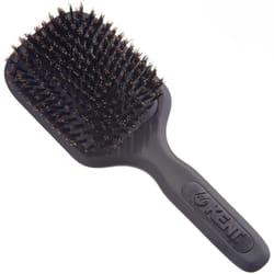 Kent AH13G Airhedz Pro Pure Bristle Paddle Brush (Medium  Grey) - for Smoothing and Finishing