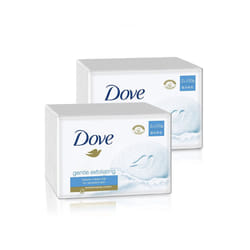 Dove Soap Bar 2x100G (6  Gentle Exfoliating)
