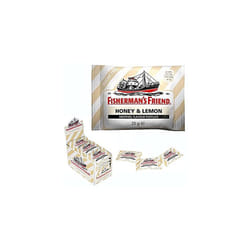 HONEY & LEMON MENTHOL FLAVOUR SUGAR FREE Fisherman's Friend Lozenges 24 x 25g Packs. by Fisherman's Friend