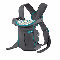 Swift Classic Carrier â ergonomic baby carrier with 2 carrying positions and bag, grey adjustable baby carrier with hip sea ...
