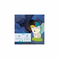 2-in-1 Musical Soother & Night Light Projector, Calming Music, Stars Projector, 0+ Months