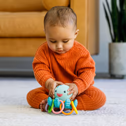 - Light Up Ring Catcher - Octopus Bath Toy - Enhancing Motor Skills in Babies & Toddlers - Night Light Kids - Illuminates for Engaging Play - 5 - Additional view 7