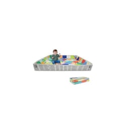 - Foldable Soft Foam Mat - Baby Play Mat - Extra Large - Double-Sided Cushioned Portable - Fold-Up Sides - Non Slip Crawling - Infants & Toddlers -