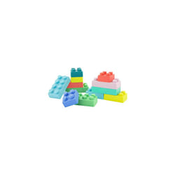 Infantino Super Soft Building Blocks  Easy-to-Hold for Babies & Toddlers  BPA-Free  Multi-Colored  12-Piece Set