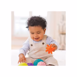 Infantino Set de jeu Go Gaga Textured Multi Ball Set - 10 pièces