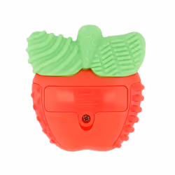 Infantino Lil' Nibblers Vibrating Apple Teether -Sensory Exploration a