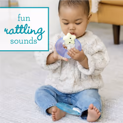 Infantino Shake & Soothe Water Teethers - Sensory Exploration and Teething Relief  Cloud and Star 2-Pack