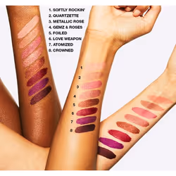 MAC Retro Matte Liquid Lipcolour Metallics Gemz & Roses 5ml - Additional view 6