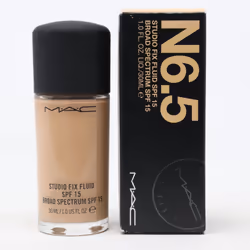 Mac Studio Fix Fluid Foundation Spf 15 1oz/30ml New With Box - N6.5