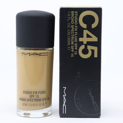 Mac Studio Fix Fluid Foundation Spf 15  1oz/30ml New With Box - C45