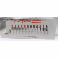 M.A.C Lips By Dozen Mini Podwer Kiss Lipstick x 12 - A Holiday Kit