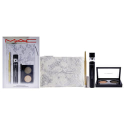 MAC Snowtrance Eye Kit for Women - 4 Pc 0.1oz Eye Shadow Duo  0.41oz M-A-C Stack Mascara - Black  0.01oz M-A-C Colour Excess Gel Pencil Eye Liner - Go