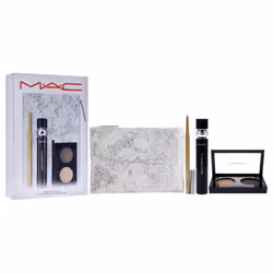 MAC Snowtrance Eye Kit for Women - 4 Pc 0.1oz Eye Shadow Duo  0.41oz M-A-C Stack Mascara - Black  0.01oz M-A-C Colour Excess Gel Pencil Eye Liner - Go