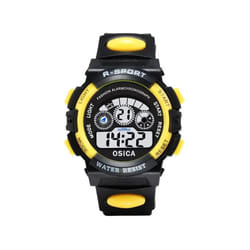 Kids Digital Watch Luminous Alarm Watch for Boys Girls - style1yellow