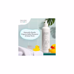 Biolove Organic Hair & Body Wash Plant-based Cleansers Vitamins Antioxidants Soothe Irritation Restore Suppleness for Dry Sensitive Skin, Kids 250ml