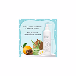 Biolove Organic Hair & Body Wash Plant-based Cleansers Vitamins Antioxidants Soothe Irritation Restore Suppleness for Dry Sensitive Skin, Kids 250ml