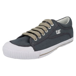 ) Ladies CAT Casual Lace Up Pumps Rendez Womens - UK 3, Light Denim (Blue