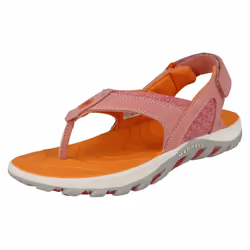 ) Girls Merrell Summer Toe Post Sandals Water Pro Plunge - M Fit - UK 11 Child, Peony (Pink