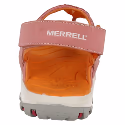 ) Girls Merrell Summer Toe Post Sandals Water Pro Plunge - M Fit - UK 11 Child, Peony (Pink