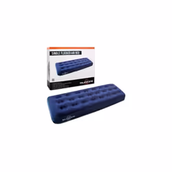 Milestone Camping Single Flocked Airbed - Blue