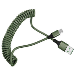 5a Usb C Cable Fast Charge Spring For Iphone - For type-c, Army Green
