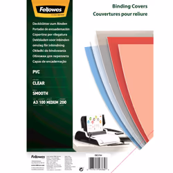 Fellowes 53764, A3, PVC, Transparent, 0.2 mm, 420 mm, 1 mm