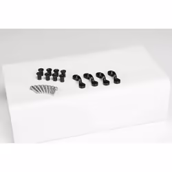 Pelican Kayak Hardware Rigging Kit - Easily Attach Accessories and Gear - 20pcs - Bungee Deck Loops Tie Down Nylon Pad Eye wi ...