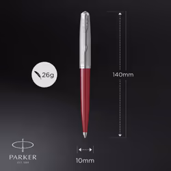 Parker 51 Ballpoint Pen Burgundy Barrel with Chrome Trim Medium Point