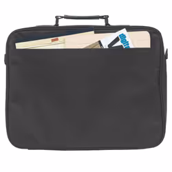 Manhattan Empire Laptop Bag 17.3", Clamshell design, Accessories Pocket, Shoulder Strap (removable), Notebook Case, Black, Three Year Warranty - Additional view 5