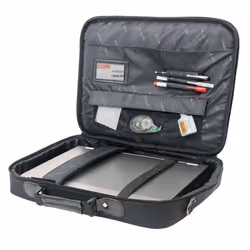 Manhattan Empire Laptop Bag 17.3", Clamshell design, Accessories Pocket, Shoulder Strap (removable), Notebook Case, Black, Three Year Warranty - Additional view 6