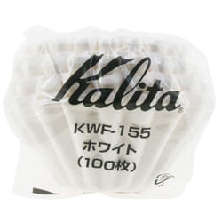 Kalita Wave Series KWF-155#22213 Coffee Filters  White  For 1-2 People  100 Sheets