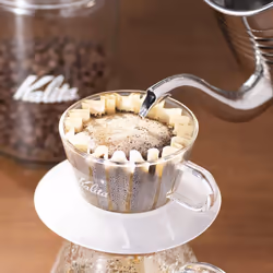 Kalita Wave Series KWF-155#22213 Coffee Filters  White  For 1-2 People  100 Sheets