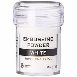 Ranger Embossing Powder  .60 oz  White