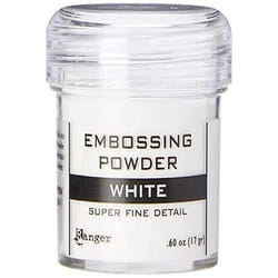 Ranger Embossing Powder  .60 oz  White