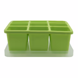 Food Cube Tray with Lid for Freezing Baby Food | 6 Months+ | Dishwasher Safe | BPA Free(Pack of 1)