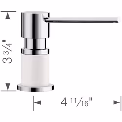 BLANCO  White 402307 LATO Kitchen Soap Dispenser  10 oz