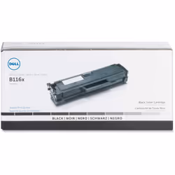 Dell YK1PM 331-7335 B1160 1163 1165 Toner Cartridge (Black) in Retail Packaging 884116081173
