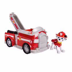 PAW Patrol Marshall's Fire Fightin' Truck, Vehicle and Figure, Fire truck, 3 yr(s), Black, Grey, Red, White