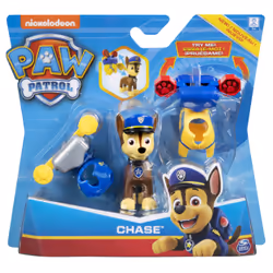 PAW Patrol , Action Pack Chase Figure with 2 Clip-On Uniforms, for Kids Aged 3 and Up