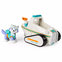 PAW Patrol Everest's Rescue Snowmobile, Vehicle and Figure, Snowmobile, 3 yr(s), Multicolour
