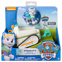 PAW Patrol Everest's Rescue Snowmobile, Vehicle and Figure