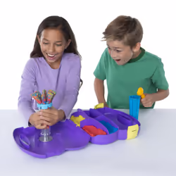 Kinetic Sand , Sandwhirlz Playset with 3 Colors of (2lbs) and Over 10 Tools, for Kids Aged 3 and up
