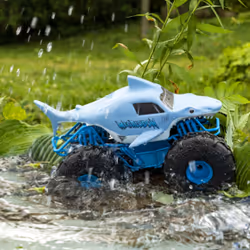 Monster Jam , Official Megalodon STORM All-Terrain Remote Control Monster Truck, 1:15 Scale - Additional view 4