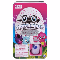 Games Hatchimals Jumbo Playing Cards with Figure in Tin, Card Game, Collectible, 6 yr(s)