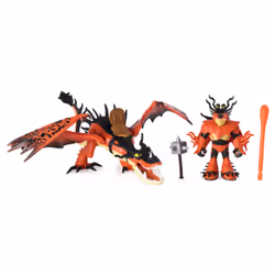 DreamWorks Dragons , Hookfang and Snotlout, Dragon with Armored Viking Figure, for Kids Aged 4 and Up