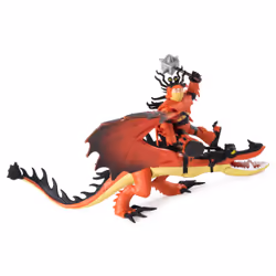 DreamWorks Dragons , Hookfang and Snotlout, Dragon with Armored Viking Figure, for Kids Aged 4 and Up