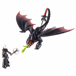DreamWorks Dragons , Deathgripper and Grimmel, Dragon with Armored Viking Figure, for Kids Aged 4 and Up